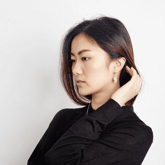 Handmade Silver Plated Dove Earrings (birds) - Picture 3 of 3